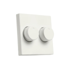 ION Industries Dimmerknop | ION Industries | V1/J1 (Duo, Mat wit) 66.009.86 K180107609 - 2