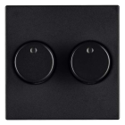 ION Industries Dimmerknop | ION Industries | V1/J1 (Duo, Mat zwart) 66.007.86 K180107610 - 1