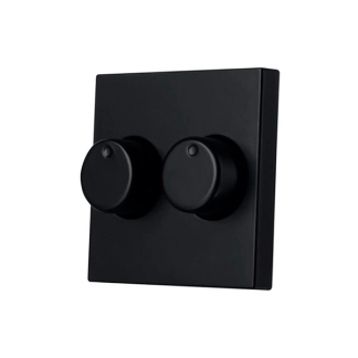 ION Industries Dimmerknop | ION Industries | V1/J1 (Duo, Mat zwart) 66.007.86 K180107610 - 2