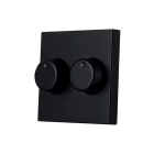 ION Industries Dimmerknop | ION Industries | V1/J1 (Duo, Mat zwart) 66.007.86 K180107610 - 2