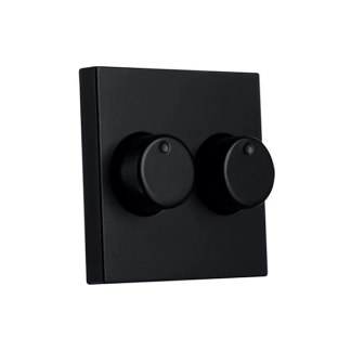 ION Industries Dimmerknop | ION Industries | V1/J1 (Duo, Mat zwart) 66.007.86 K180107610 - 3