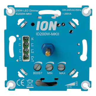 ION Industries Inbouwdimmer | ION Industries (Led, Enkel, 0.3 tot 200W) 66.099.50 K180105522 - 2