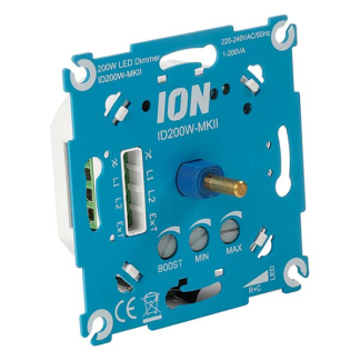 ION Industries Inbouwdimmer | ION Industries (Led, Enkel, 0.3 tot 200W) 66.099.50 K180105522 - 3
