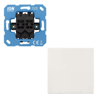 ION Industries Kruisschakelaar | ION Industries | V1/J1 (Inbouw, Wit)  K180108084 - 1