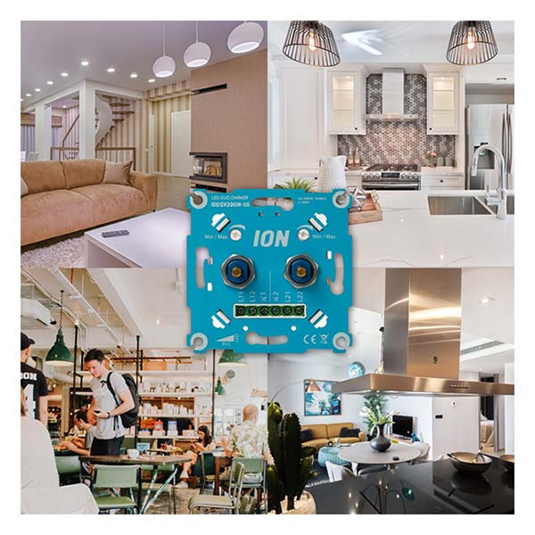 ION Industries Led duo dimmer | ION Industries (Inbouw, 2x 0.3 tot 200W) 66.099.55 K180106672 - 9