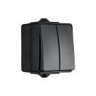 ION Industries Schakelaar voor buiten | ION Industries | Serie (230V, 10A, IP54, 65 x 75 x 53mm, Mat Zwart) 66.946.02 K100100528 - 3