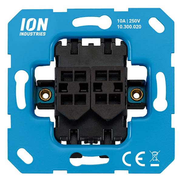 ION Industries Serieschakelaar | ION Industries | E1 (Inbouw, Mat wit)  K180108092 - 2