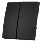 ION Industries Serieschakelaar met lichtknop | ION Industries | E1 (Basiselement + Bedieningswip, Inbouw, Zwart)  K180108094 - 5