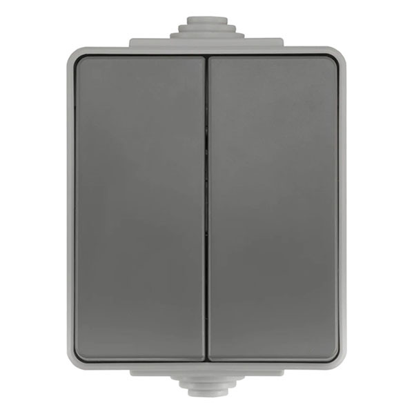 ION Industries Serieschakelaar voor buiten | ION Industries (IP54, Mat grijs) 66.944.02 K100100518 - 1
