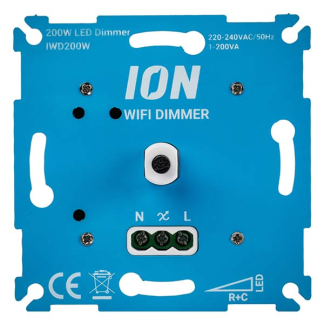 ION Industries Slimme dimmer | ION Industries (Led, Enkel, 0.3 tot 200W) 66.099.60 K180106674 - 2