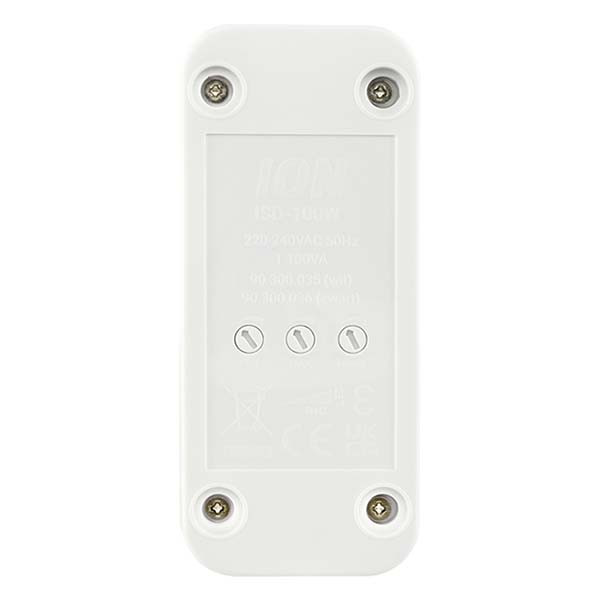 ION Industries Snoerdimmer | ION Industries | V1/J1/E1 (Fase-afsnijding, Wit) 66.099.65 K180107638 - 3