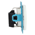 ION Industries Stopcontact | ION Industries | E1 (Inbouw, Randaarde, Aanraakbeveiliging, Mat wit) 66.119.41 K180107663 - 2