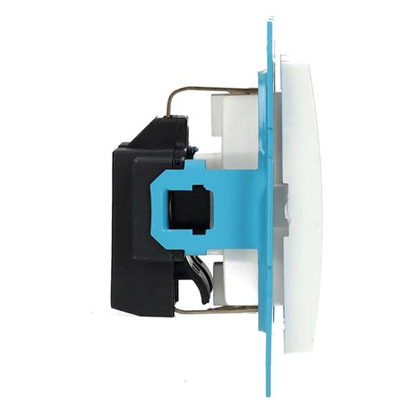 ION Industries Stopcontact | ION Industries | E1 (Inbouw, Randaarde, Aanraakbeveiliging, Wit) 66.116.41 K180107662 - 2