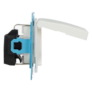 ION Industries Stopcontact | ION Industries | E1 (Inbouw, Randaarde, Klapdeksel, Aanraakbeveiliging, Mat wit) 66.119.43 K180107669 - 3