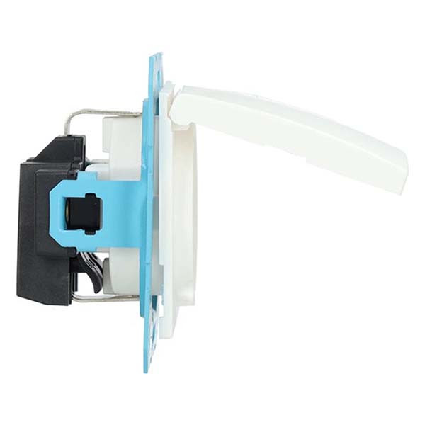 ION Industries Stopcontact | ION Industries | E1 (Inbouw, Randaarde, Klapdeksel, Aanraakbeveiliging, Wit) 66.116.43 K180107668 - 3