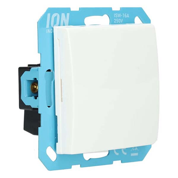 ION Industries Stopcontact | ION Industries | E1 (Inbouw, Randaarde, Klapdeksel, Aanraakbeveiliging, Wit) 66.116.43 K180107668 - 4