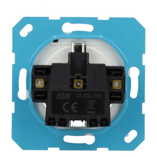 ION Industries Stopcontact | ION Industries | E1 (Inbouw, Randaarde, Klapdeksel, Mat wit) 66.119.43 K180107669 - 4