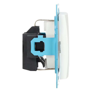 ION Industries Stopcontact | ION Industries | E1 (Inbouw, Randaarde, Mat wit) 66.119.42 K180107660 - 2