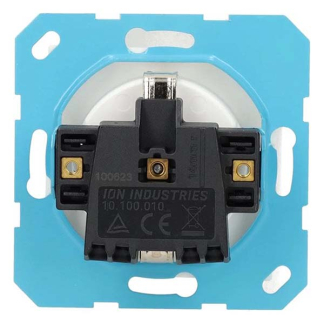 ION Industries Stopcontact | ION Industries | E1 (Inbouw, Randaarde, Mat wit) 66.119.42 K180107660 - 3