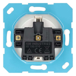 ION Industries Stopcontact | ION Industries | E1 (Inbouw, Randaarde, Wit) 66.116.41 K180107662 - 3