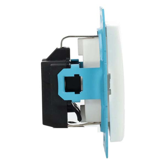 ION Industries Stopcontact | ION Industries | E1 (Inbouw, Randaarde, Wit) 66.116.42 K180107659 - 2