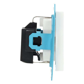 ION Industries Stopcontact | ION Industries | J1/V1 (Inbouw, Randaarde, Mat wit) 66.009.42 K180107687 - 2