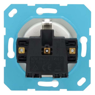 ION Industries Stopcontact | ION Industries | J1/V1 (Inbouw, Randaarde, Mat wit) 66.009.42 K180107687 - 3