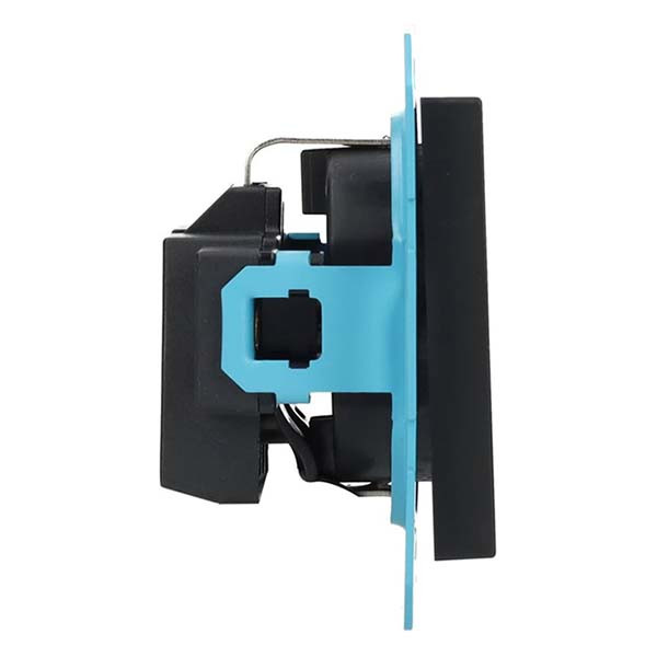 ION Industries Stopcontact | ION Industries | J1/V1 (Inbouw, Randaarde, Mat zwart) 66.007.42 K180107688 - 2