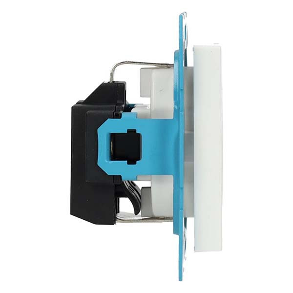 ION Industries Stopcontact | ION Industries | V1/J1 (Inbouw, Randaarde, Aanraakbeveiliging, Wit) 66.006.41 K180107665 - 2