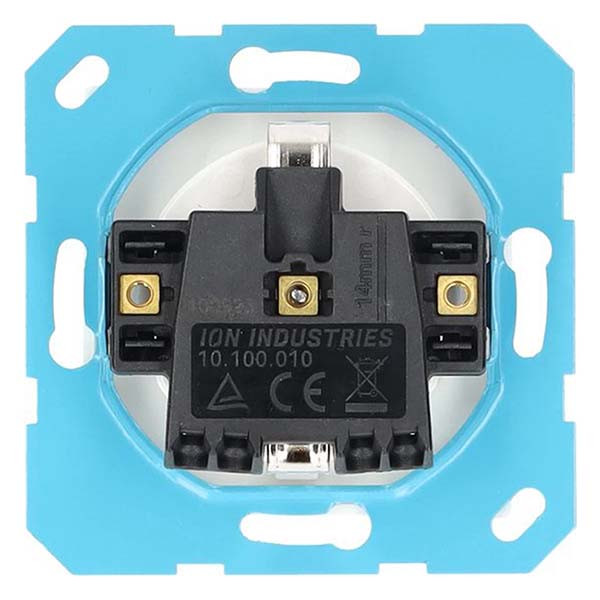 ION Industries Stopcontact | ION Industries | V1/J1 (Inbouw, Randaarde, Aanraakbeveiliging, Wit) 66.006.41 K180107665 - 3