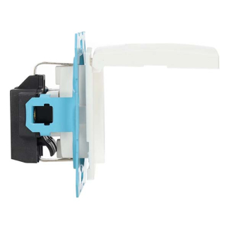 ION Industries Stopcontact | ION Industries | V1/J1 (Inbouw, Randaarde, Klapdeksel, Aanraakbeveiliging, Mat wit) 66.009.43 K180107673 - 3