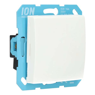 ION Industries Stopcontact | ION Industries | V1/J1 (Inbouw, Randaarde, Klapdeksel, Aanraakbeveiliging, Mat wit) 66.009.43 K180107673 - 5