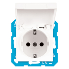 ION Industries Stopcontact | ION Industries | V1/J1 (Inbouw, Randaarde, Klapdeksel, Aanraakbeveiliging, Wit) 58.006.43 K180108119 - 1