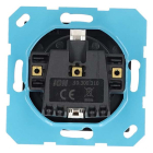 ION Industries Stopcontact | ION Industries | V1/J1 (Inbouw, Randaarde, Klapdeksel, IP44, Mat zwart) 66.007.44 K180107679 - 3
