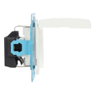 ION Industries Stopcontact | ION Industries | V1/J1 (Inbouw, Randaarde, Klapdeksel, Mat wit) 66.009.43 K180107673 - 3