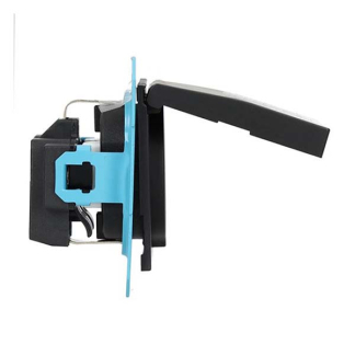 ION Industries Stopcontact | ION Industries | V1/J1 (Inbouw, Randaarde, Klapdeksel, Mat zwart) 66.007.43 K180107671 - 3
