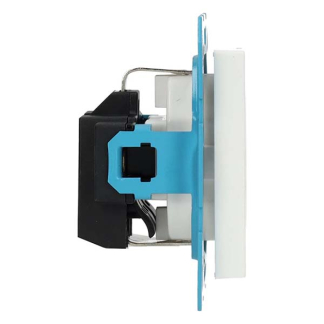 ION Industries Stopcontact | ION Industries | V1/J1 (Inbouw, Randaarde, Wit) 66.006.41 K180107665 - 2