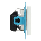 ION Industries Stopcontact | ION Industries | V1/J1 (Inbouw, Randaarde, Wit) 66.006.41 K180107665 - 2