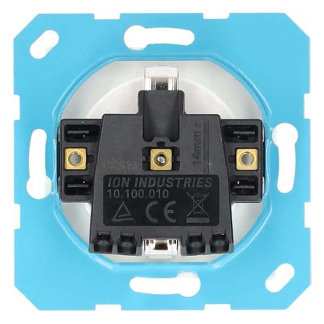ION Industries Stopcontact | ION Industries | V1/J1 (Inbouw, Randaarde, Wit) 66.006.41 K180107665 - 3