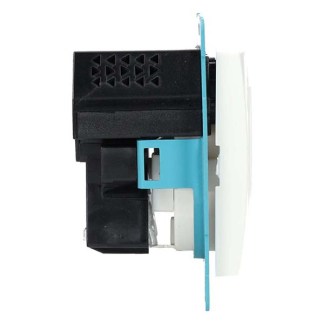 ION Industries Stopcontact met USB | ION Industries | E1 (Inbouw, Randaarde, USB A, USB C, Aanraakbeveiliging, Mat wit) 66.119.46 K180107681 - 2