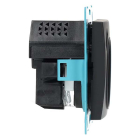 ION Industries Stopcontact met USB | ION Industries | E1 (Inbouw, Randaarde, USB A, USB C, Mat zwart) 66.117.46 K180107682 - 2