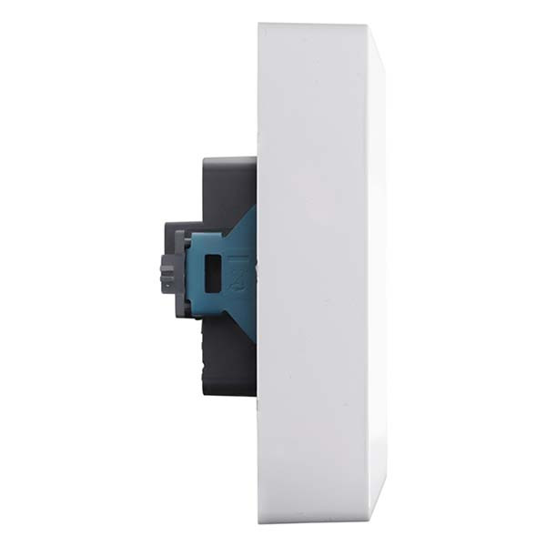 ION Industries Stopcontact met USB | ION Industries (Half opbouw, Dubbel, USB A, USB C, Randaarde, Wit) 66.006.80 K180107657 - 2