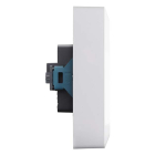 ION Industries Stopcontact met USB | ION Industries (Half opbouw, Dubbel, USB A, USB C, Randaarde, Wit) 66.006.80 K180107657 - 2