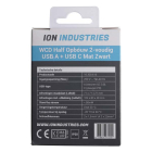 ION Industries Stopcontact met USB | ION Industries (Half opbouw, Dubbel, USB A, USB C, Randaarde, Zwart) 66.007.80 K180107658 - 7