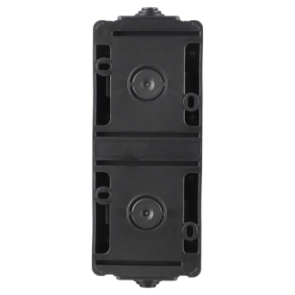 ION Industries Stopcontact met schakelaar voor buiten | ION Industries (Randaarde, Serie, Verticaal, IP54, 150 x 65 x 53 mm, Mat Zwart) 66.946.71 K100100535 - 4