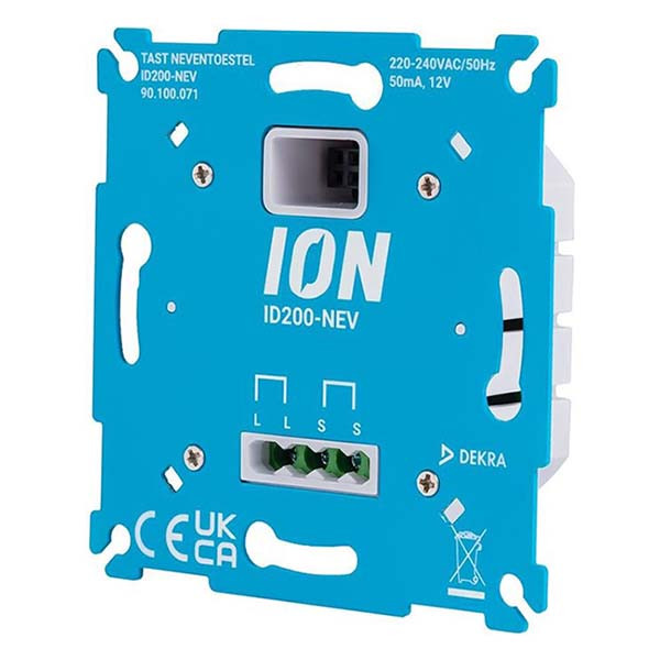 ION Industries Tastdimmer | ION Industries | V1/J1/E1 (Inbouw, Max. 200W, Fase-afsnijding, Slave) 66.099.71 K180107637 - 2