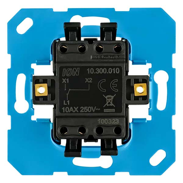 ION Industries Wisselschakelaar | ION Industries | V1/J1 (Inbouw, Mat wit)  K180108101 - 4