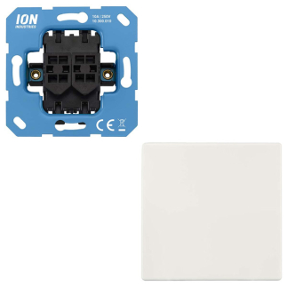 ION Industries Wisselschakelaar | ION Industries | V1/J1 (Inbouw, Wit)  K180108102