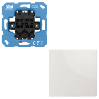 ION Industries Wisselschakelaar met lichtknop | ION Industries | E1 (Basiselement + Bedieningswip, Inbouw, Mat wit)  K180108104 - 1