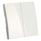 ION Industries Wissel/wisselschakelaar met lichtknop | ION Industries | E1 (Basiselement + Bedieningswip, Inbouw, Wit)  K180108099 - 6